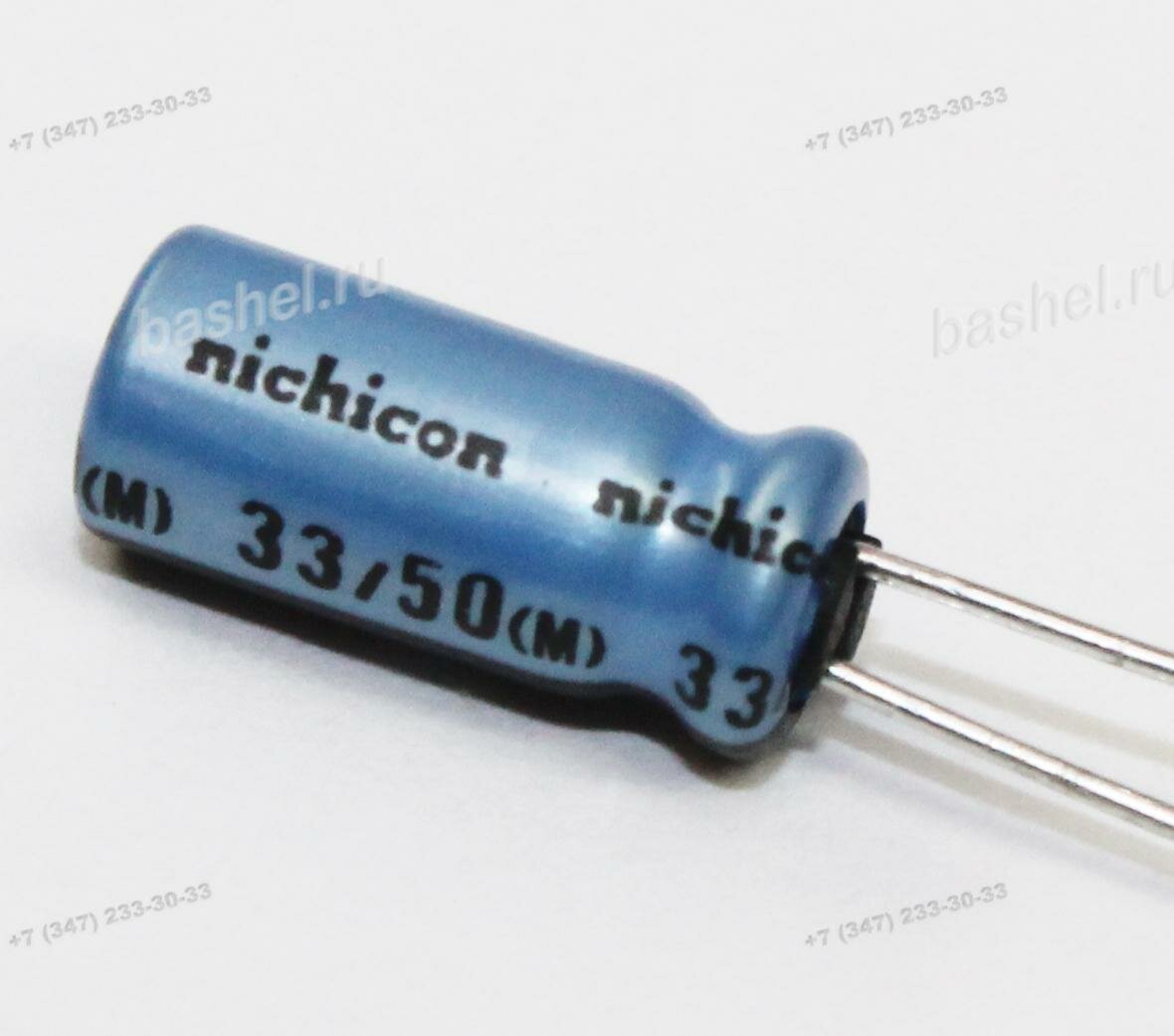 ECAP 33 мкФ / 50В (5х11) KA 105°C, Конденсатор электролитический, NICHICON