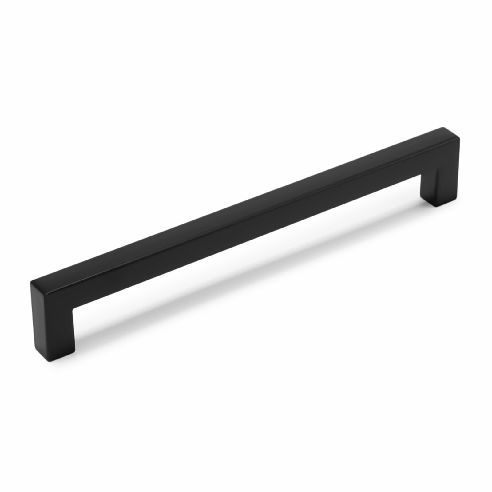 Ручка-скоба CAPPIO SQUARE RSC008 нержавеющая сталь м/о 192 мм цвет черный 10629515