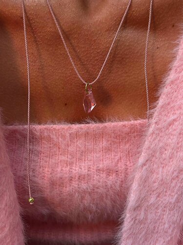 Изображение товара Подвеска, серебро, золото, 925 проба, кристаллы Swarovski