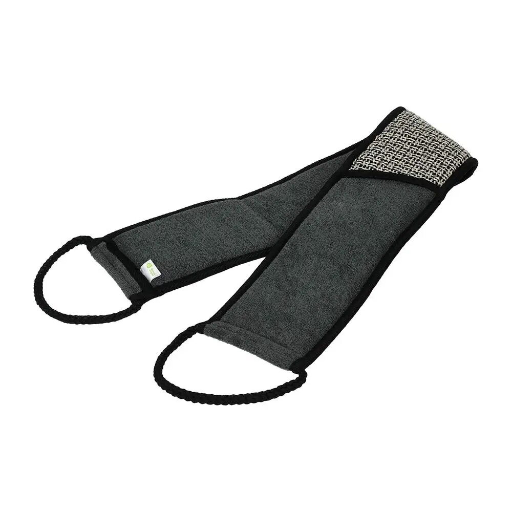Мочалка Банные Штучки лента Мозаика 10х68 см (10х86 см с ручками) medium/soft 41469