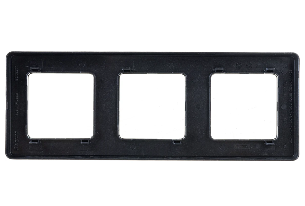 Рамка 3 поста INSPIRIA антрацит — фото 1