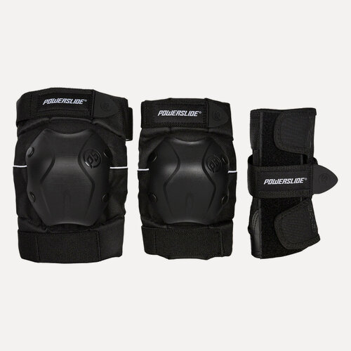 Изображение товара Защита для роликов (3 элемента) Powerslide Standard Set Black (US: L)