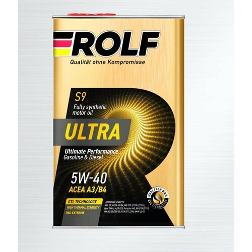 Моторное масло ROLF Ultra 5W-40 (1л) ROLF-5W40-UA3B4-1L