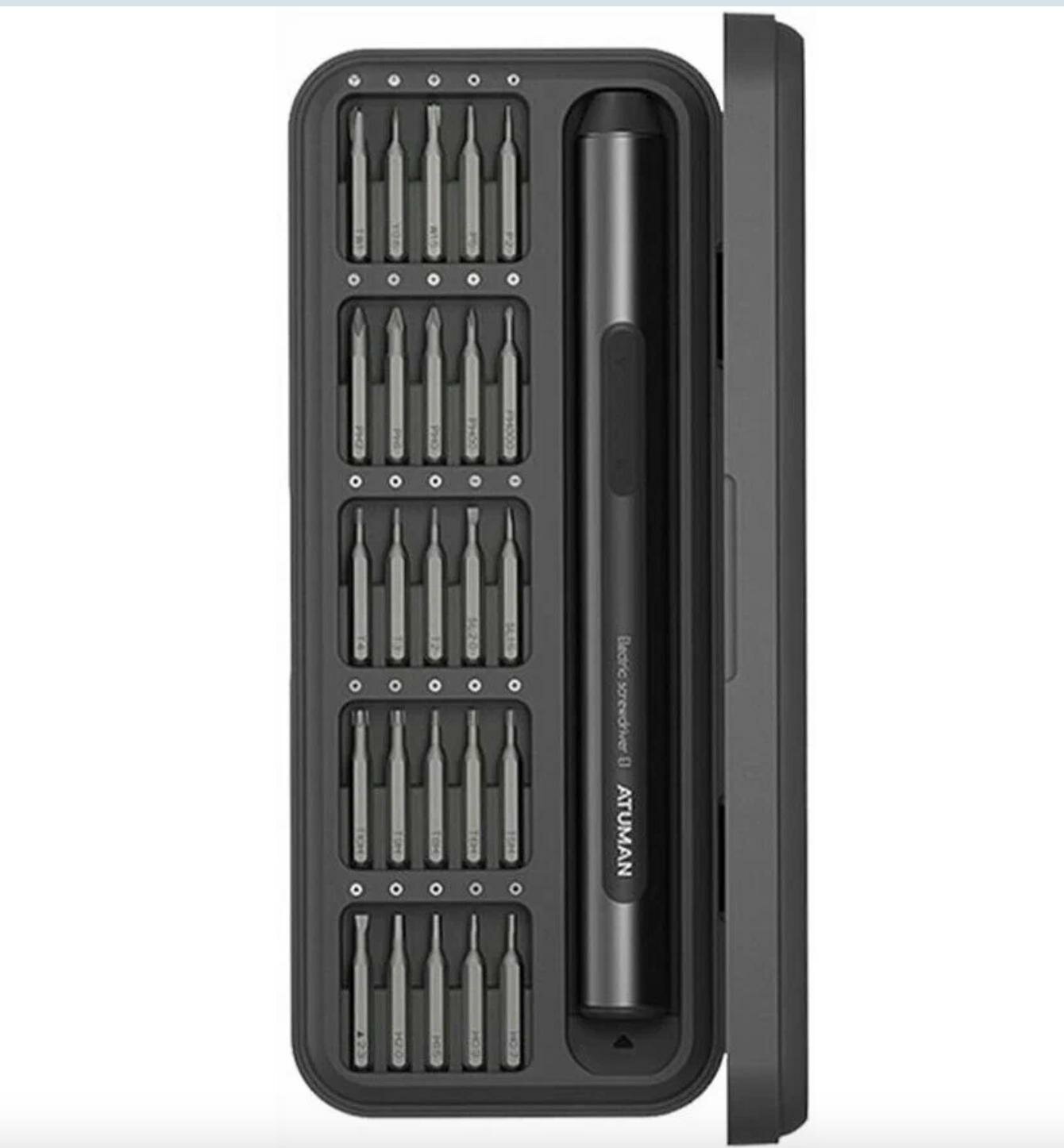 Изображение Отвертка электрическая Xiaomi DUKA/AtuMan E1 Precision Electric Screwdriver Set (черная)