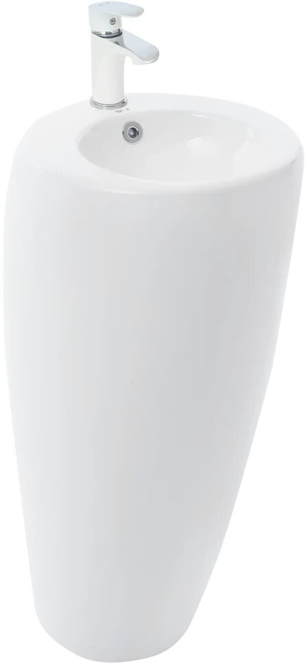 Раковина WeltWasser Leerbach 3838 GL-WT 10000005489 38x38 см напольная белый