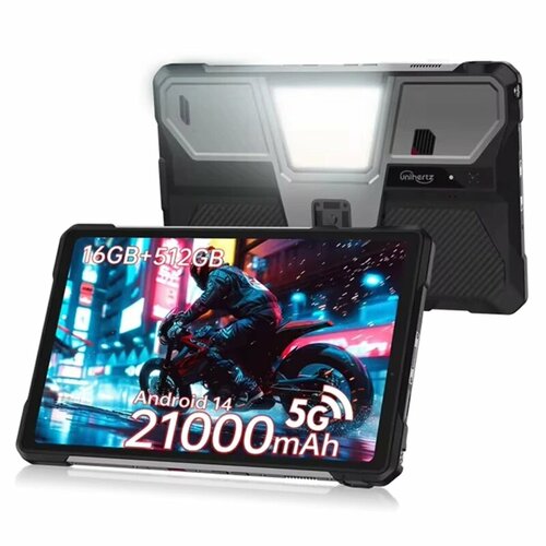 Планшет unihertz 8849 Tank Pad 1095 16512ГБ Wi-Fi5G Android Черный Add All Accessories unihertz 8849 Tank Pad Глобальная версия 16GB 512GB Планшет 1095 Wi-Fi5G Android 49246₽