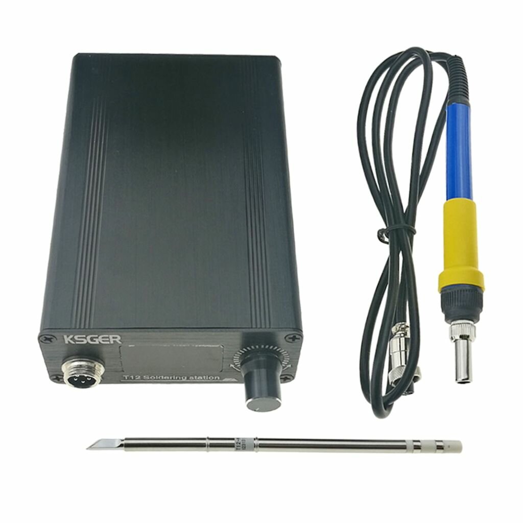 Паяльная станция T12 OLED STM32 V2.1S Контроль температуры Быстрый нагрев с функцией автоматического перехода в спящий режим Паяльная станция