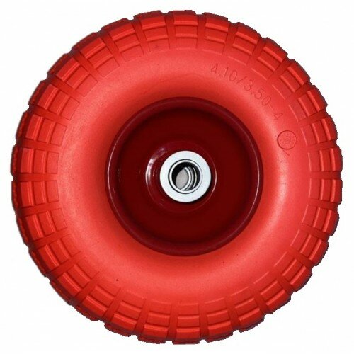 Колесо 330х85 мм полиуретановое сим. ступица VicArt PU 400-6 D16 сим