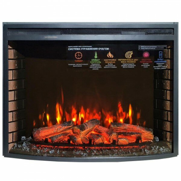Электрокамин Interflame Panoramic 33 LED FX