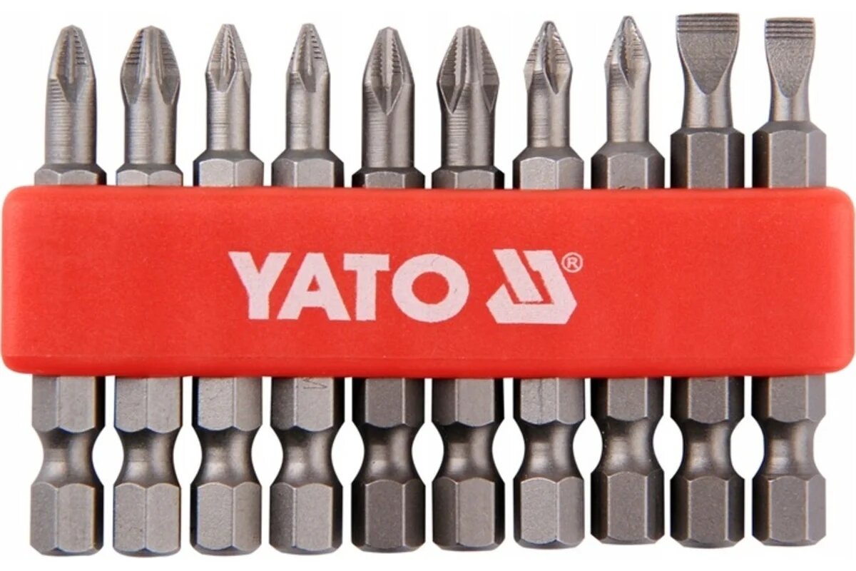 Набор бит YATO крестовых 50мм 10шт. длинных YT-0483 36140483 092 1