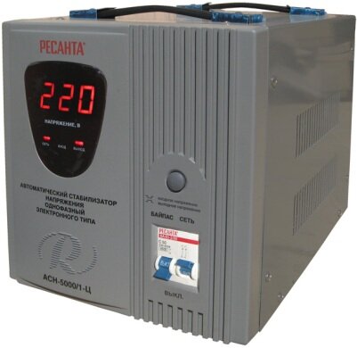 Стабилизатор напряжения РЕСАНТА АСН-5000/1-Ц
