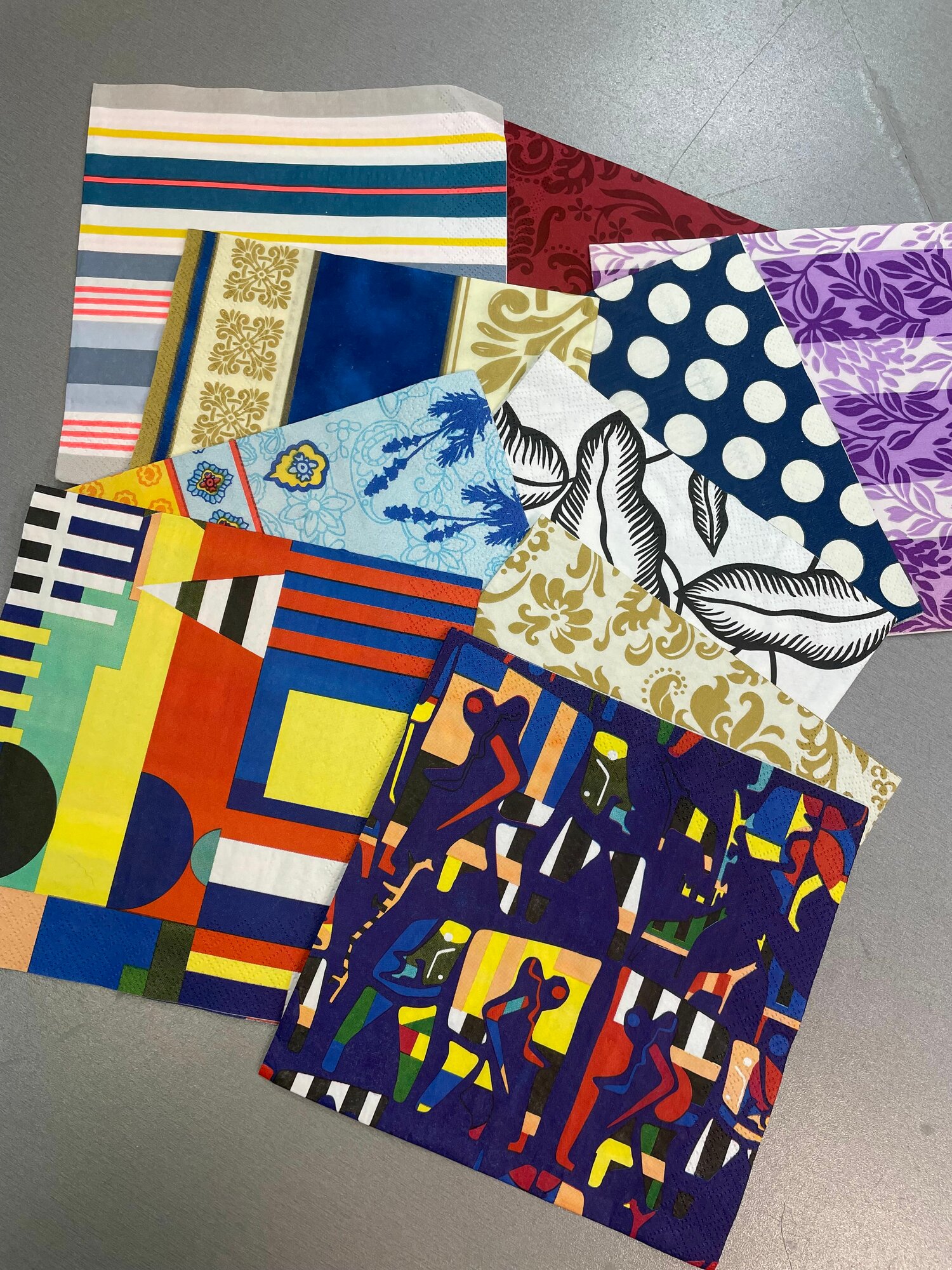 Набор салфеток для декупажа "Орнамент." 10 шт.