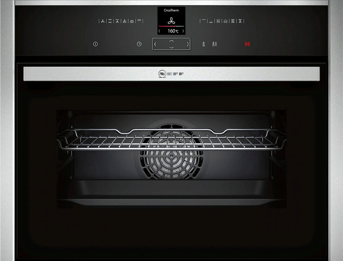 Духовой шкаф NEFF C17CR22N1, конвекция, гриль, нержавеющая сталь