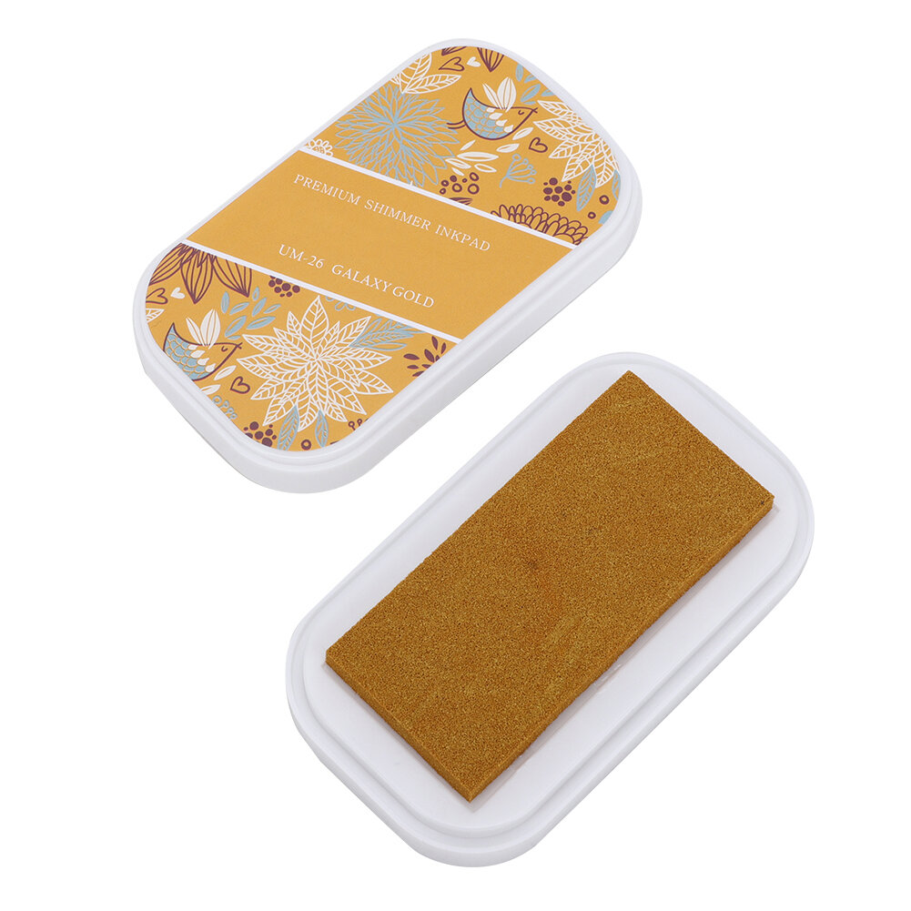 Чернильный коврик металлический цвет большой DIY ручной работы резиновый штамп расписание книга чернила PadRocket золотой красный