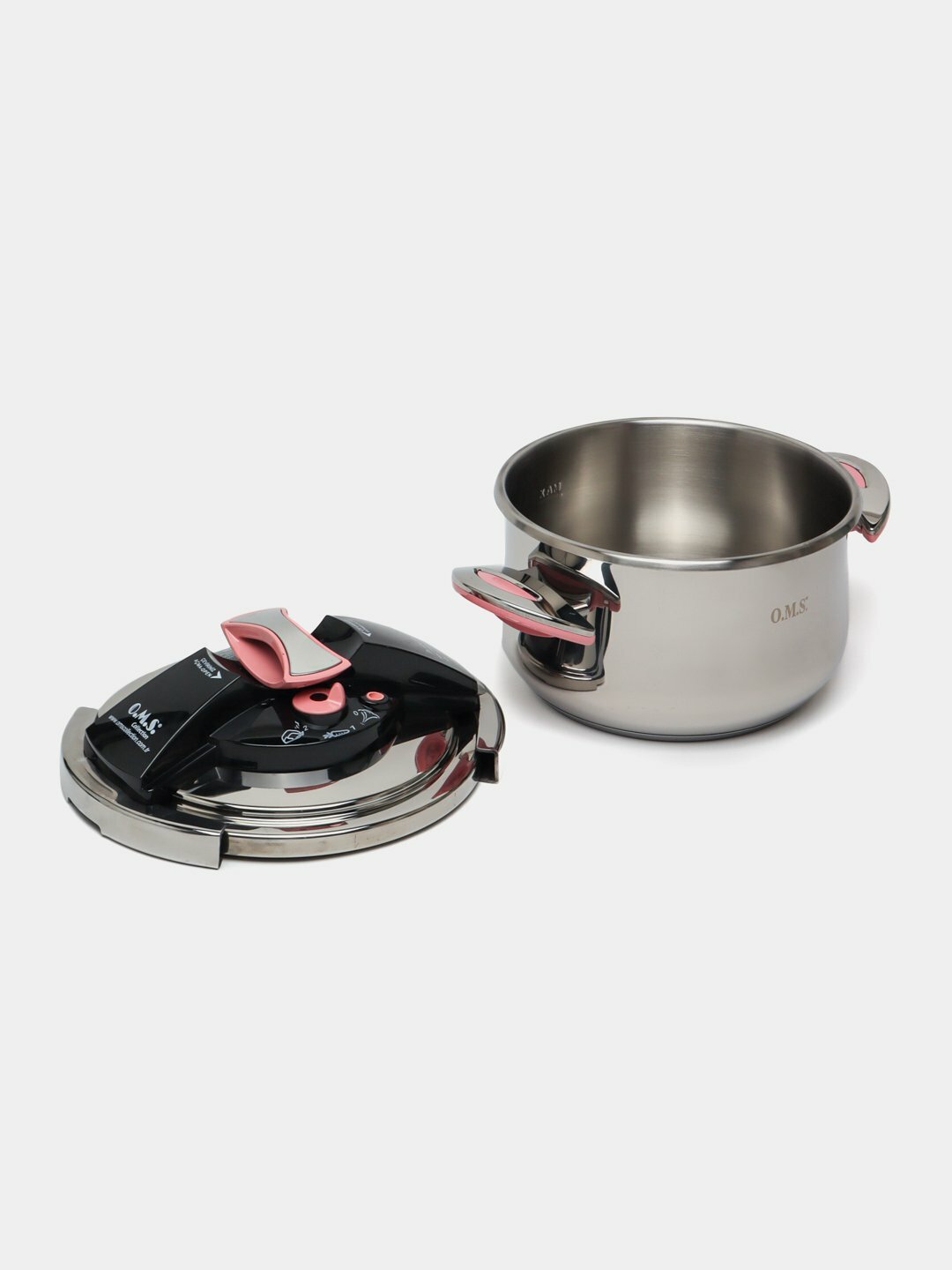 Скороварка O.M.S Collection 5035G, нержавейка, 7 л, капсульное дно, для индукции — фото 1