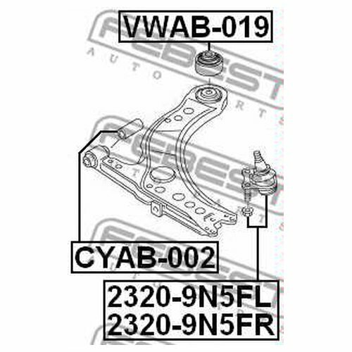 Шаровая опора правая Febest 23209N5FR