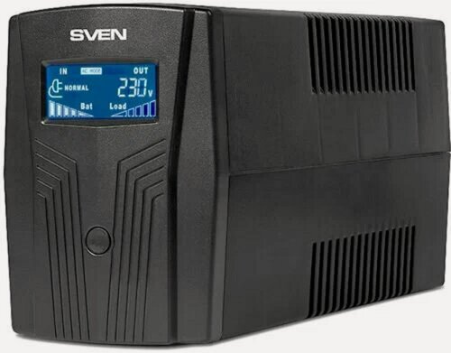 Изображение товара ИБП Источник бесперебойного питания Sven Pro 650 SV-013844, черный