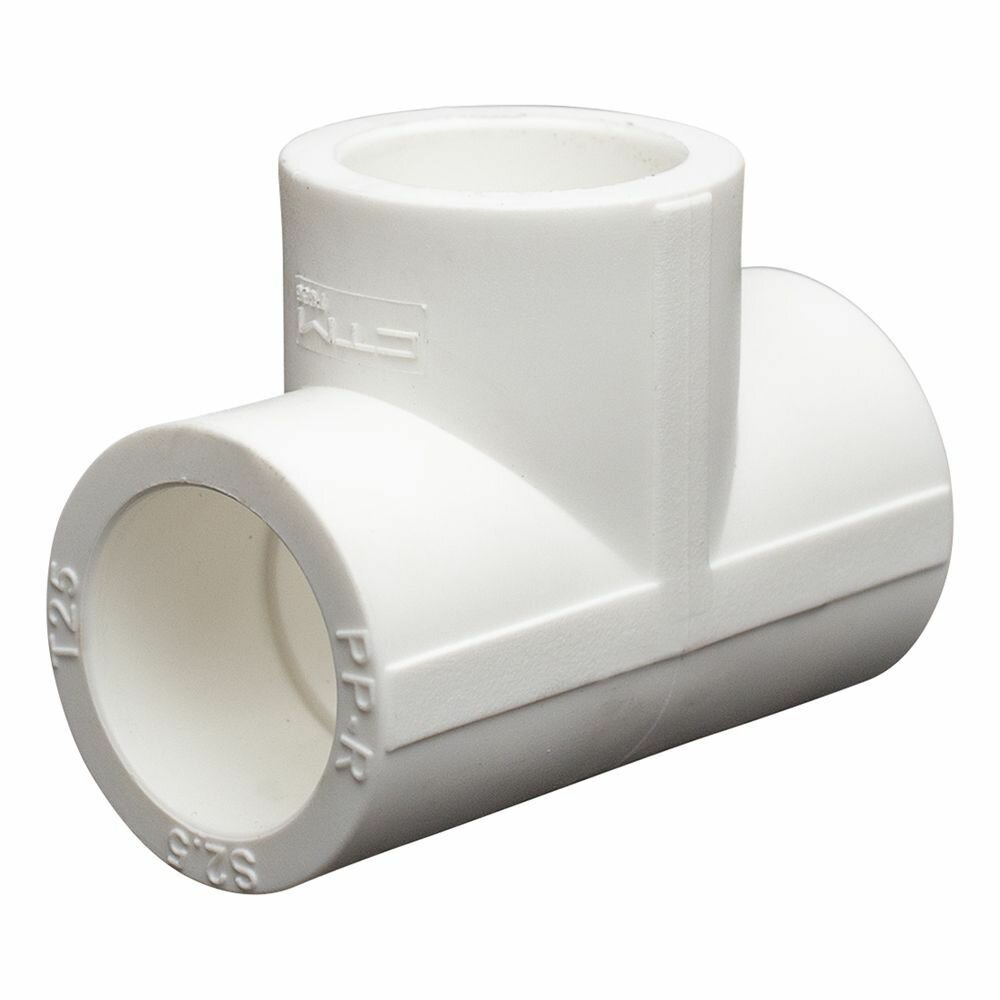 Тройник полипропиленовый 25 мм, 1 шт — фото 1