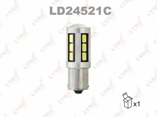 Лампа LED P21W S25 24V BA15S 7200K Canbus