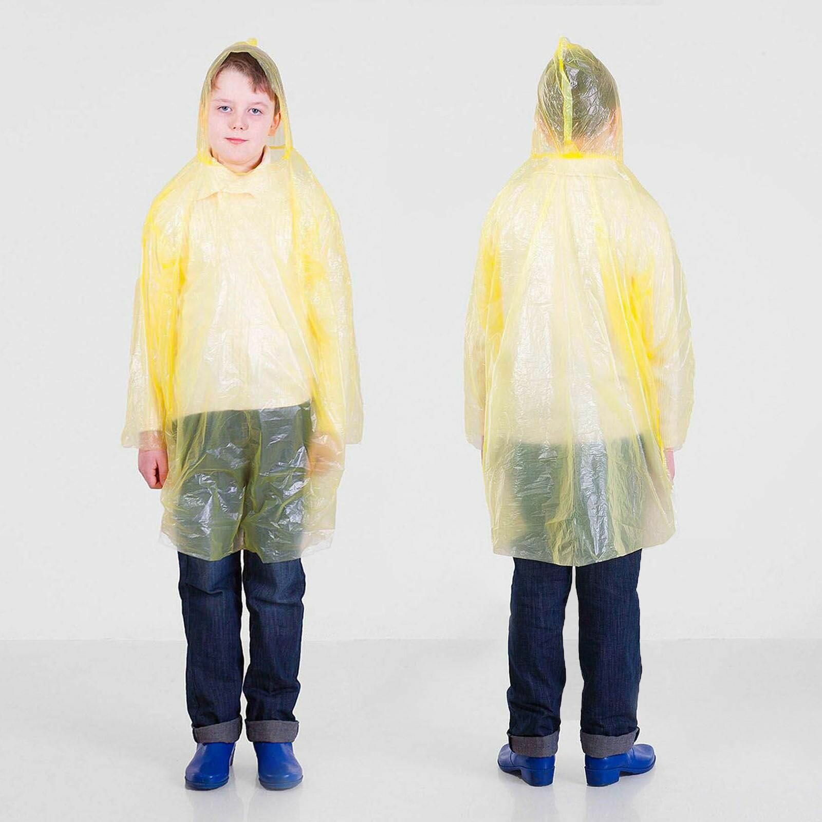 Плащ-дождевик размер 140 желтый