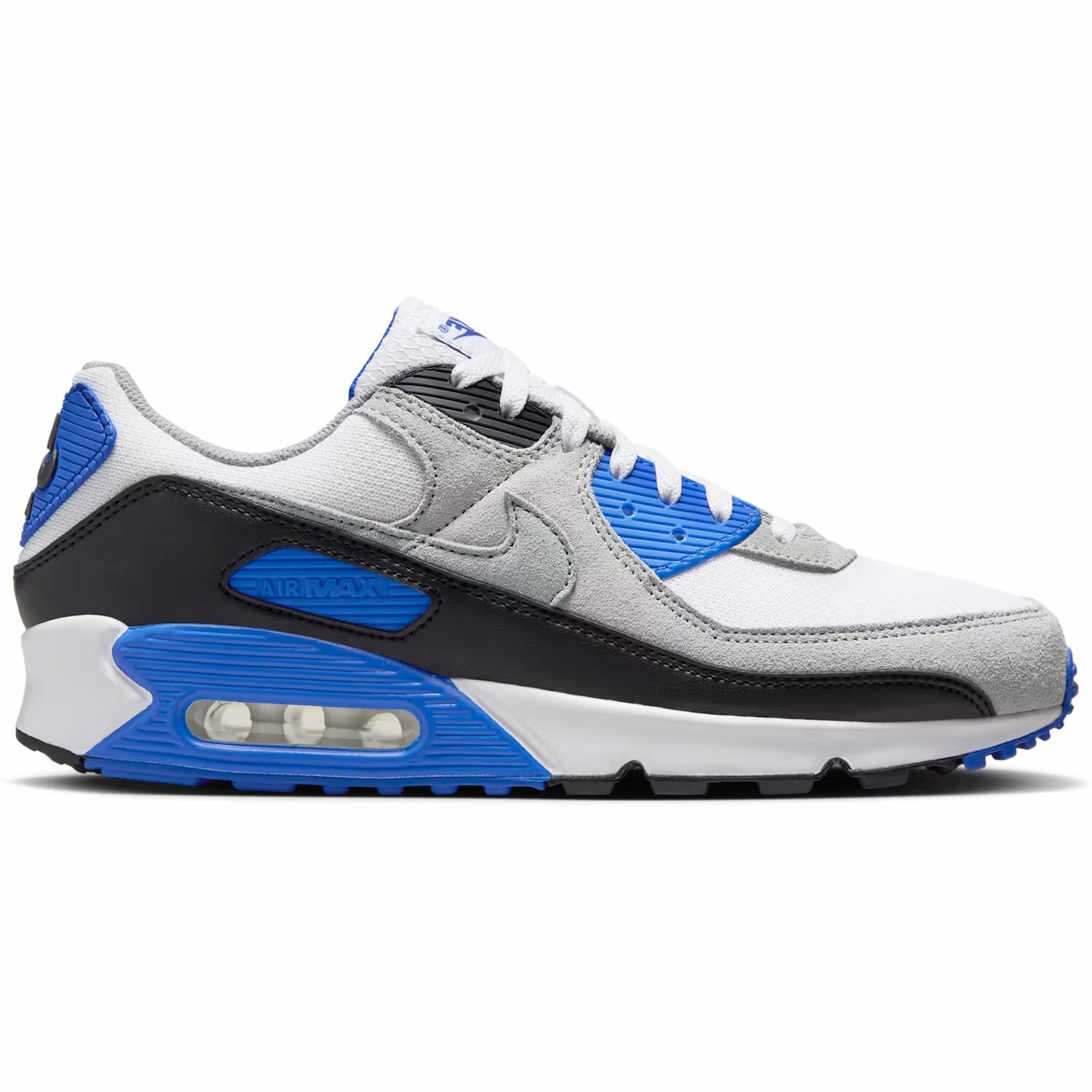 Кроссовки NIKE, размер 9 US, белый/черный/синий