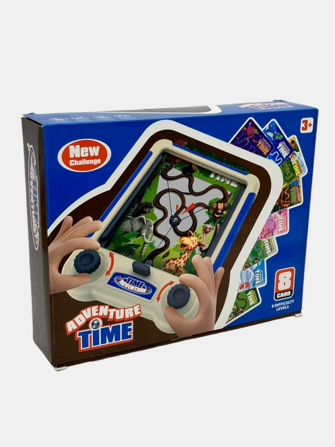 Настольная игра Время приключений, Лабиринт с контроллером, Развивающая для детей от 3 лет Код. 26015