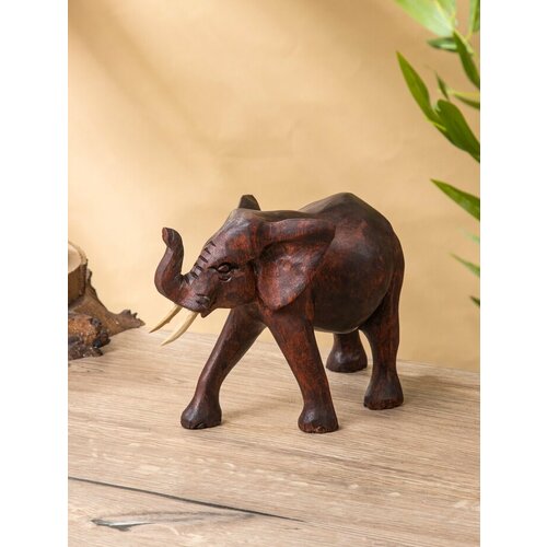 Сувенир Слон 241116 см дерево суар тёмно-коричневый 3060₽