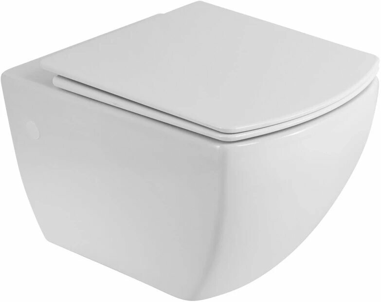 Унитаз подвесной BelBagno Carina BB514CHR безободковый белый