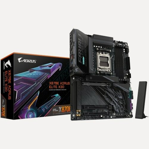 Изображение товара Материнская плата Gigabyte X870E AORUS ELITE X3D (AM5, ATX)