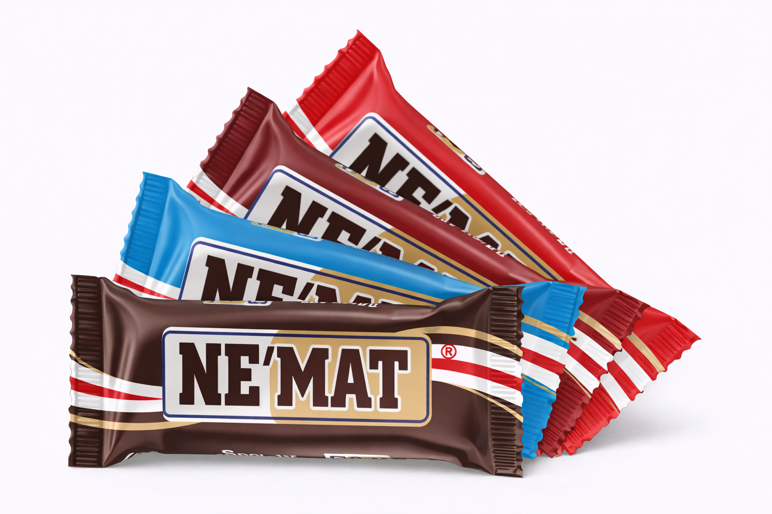 30 шт шоколадных плитка NE’MAT, 12 г, 9,5 × 3 см, производитель Ne’mat