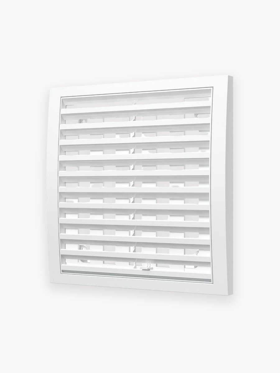 Решетка вентиляционная ERA 1515РРПН, регулируемая, 150х150 мм, ASA-пластик, белый