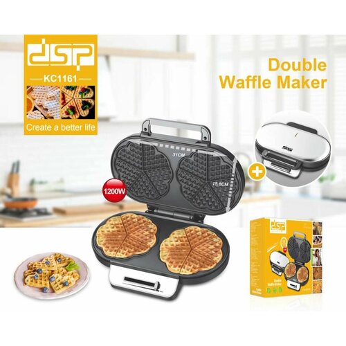 Электрическая вафельница двойная для венских вафель 468000₽