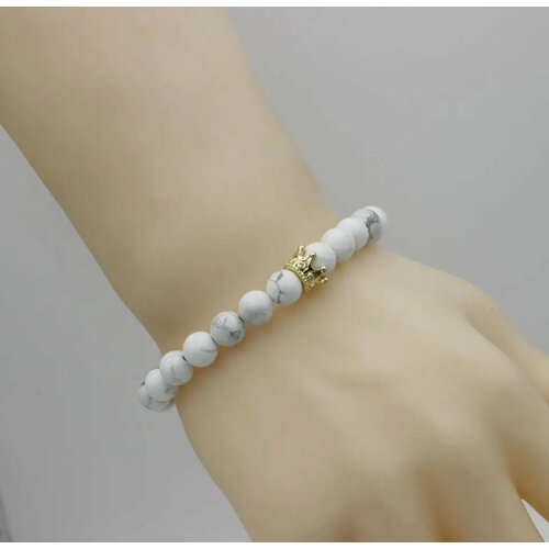 фото Браслет azimut c.o. jewelry and accessories, циркон, размер 16 см, размер one size, белый