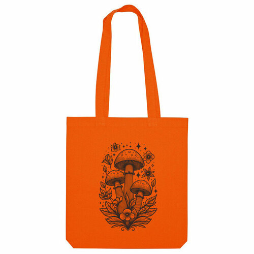 фото Сумка шоппер us basic, оранжевый