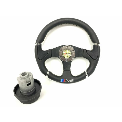 Спортивный руль с адаптером на ВАЗ 2108,2109,21099,2113,2114,2115,2110,2111,2112