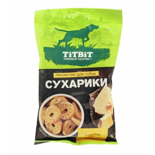 Titbit Лакомство для собак Сухарики с сыром, 55 г, 12 уп лакомство для собак titbit сухарики с сыром 55 г