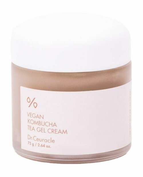 Веганский гель-крем для лица с чаем комбуча и ниацинамидом / Dr.Ceuracle Vegan Combucha Tea Gel Cream