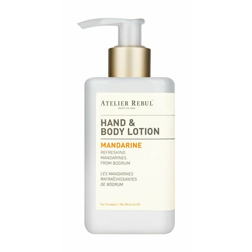 atelier rebul mandarine hand cream Парфюмированный лосьон для рук и тела / Atelier Rebul Mandarine Hand & Body Lotion