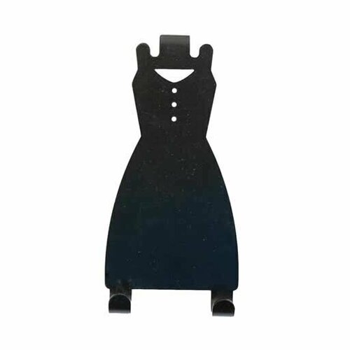 Вешалка для двери Платье черный металл 736₽