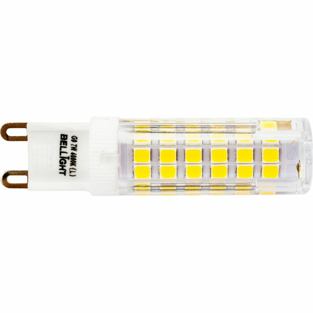 Лампа светодиодная Bellight G9 220-240 В 7 Вт капсула матовая 600 лм нейтральный белый свет - фото №1