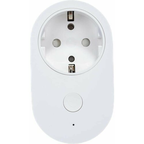 Умная розетка Xiaomi Smart Plug 2 EU Wi-Fi белый [bhr6868eu] tuya wi fi smart plug eu smart socket 10a wifi enabled mini remote control electrical plug timer switch solution