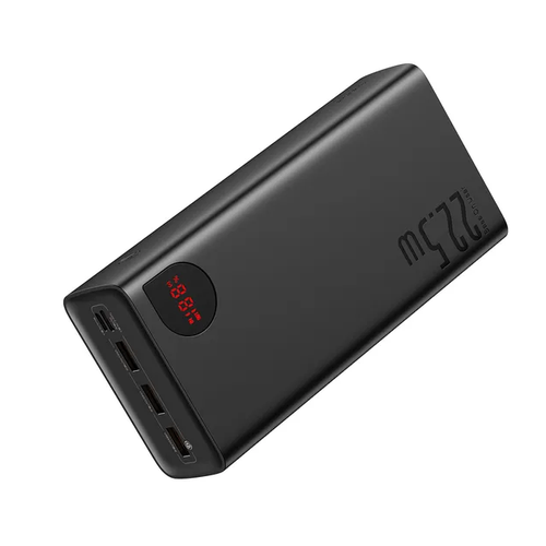 Внешний аккумулятор OS-Baseus Adaman Digital Display Fast Charge Power Bank 40000mAh 225W Black 484600₽