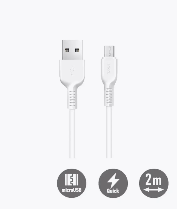 фото Кабель MICRO USB X20 белый -2 метра