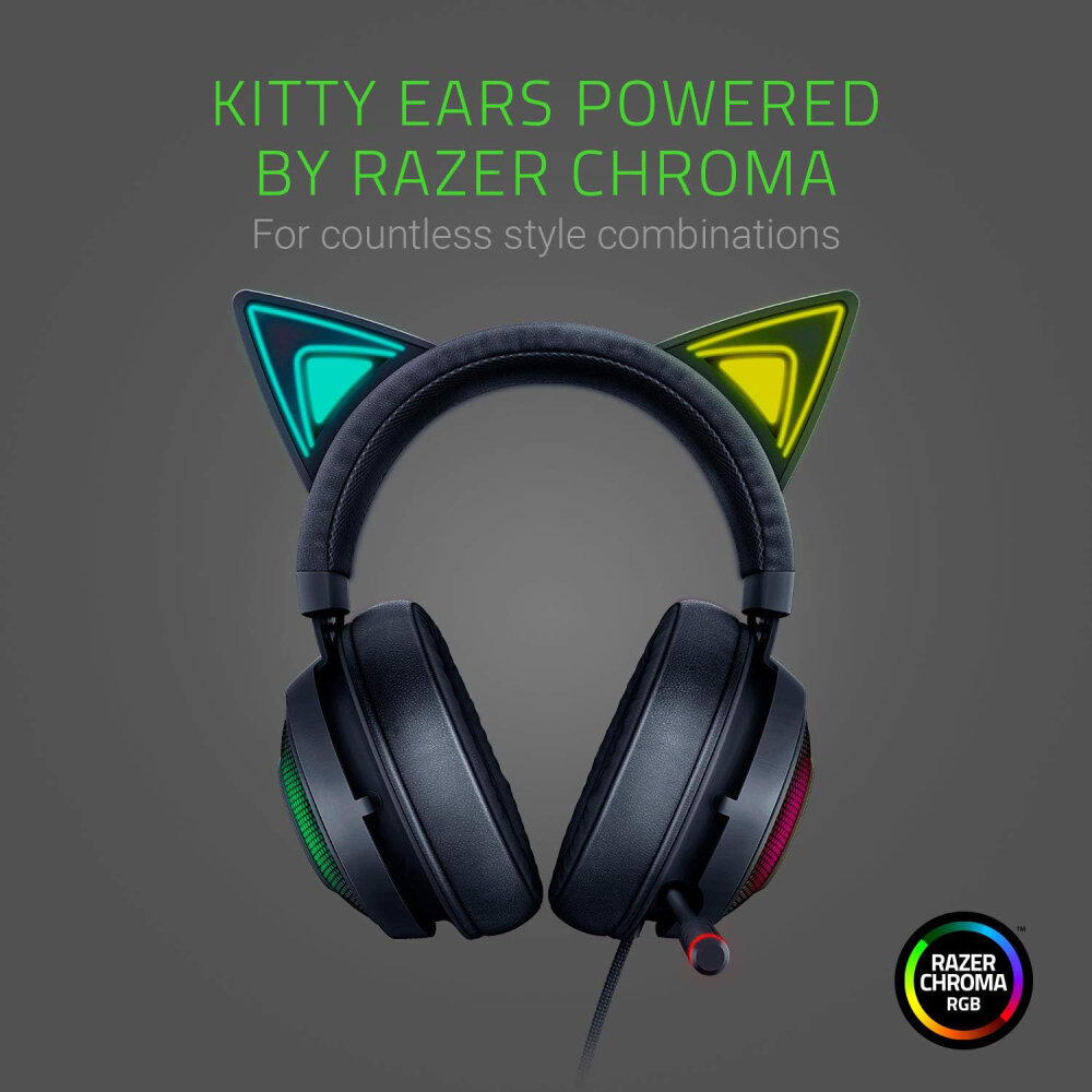 Компьютерная гарнитура Razer Kraken Kitty Black — фото 1