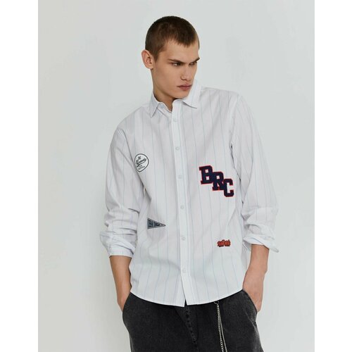 фото Рубашка gloria jeans, размер 12-14л/158-164, белый