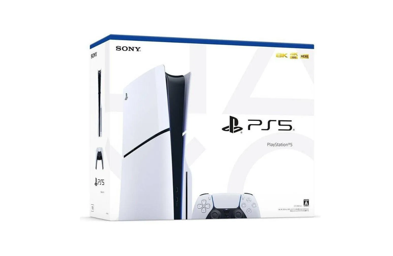 Игровая приставка Sony PlayStation 5 Slim, с дисководом, 1 ТБ, два геймпада