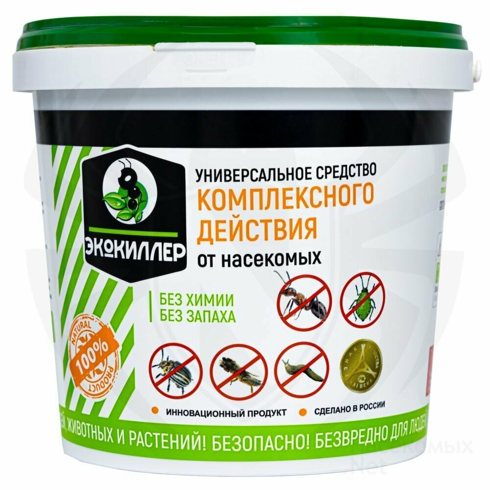 Средство борьбы от ползающих насекомых Экокиллер ведро комплексного действия 1 л