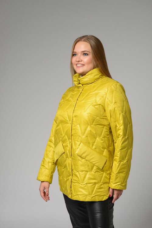 Куртка  Karmelstyle, размер 52, желтый