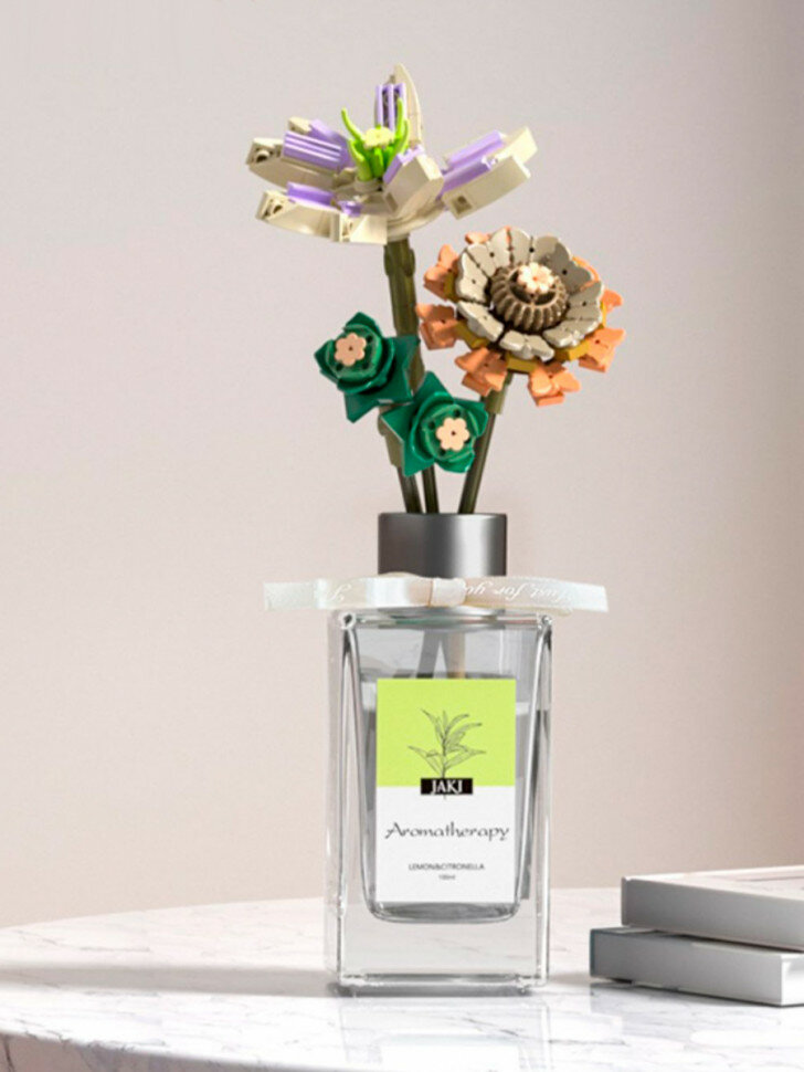 Конструктор JAKi Цветы с ароматом: душистый букет JK2502 — фото 1