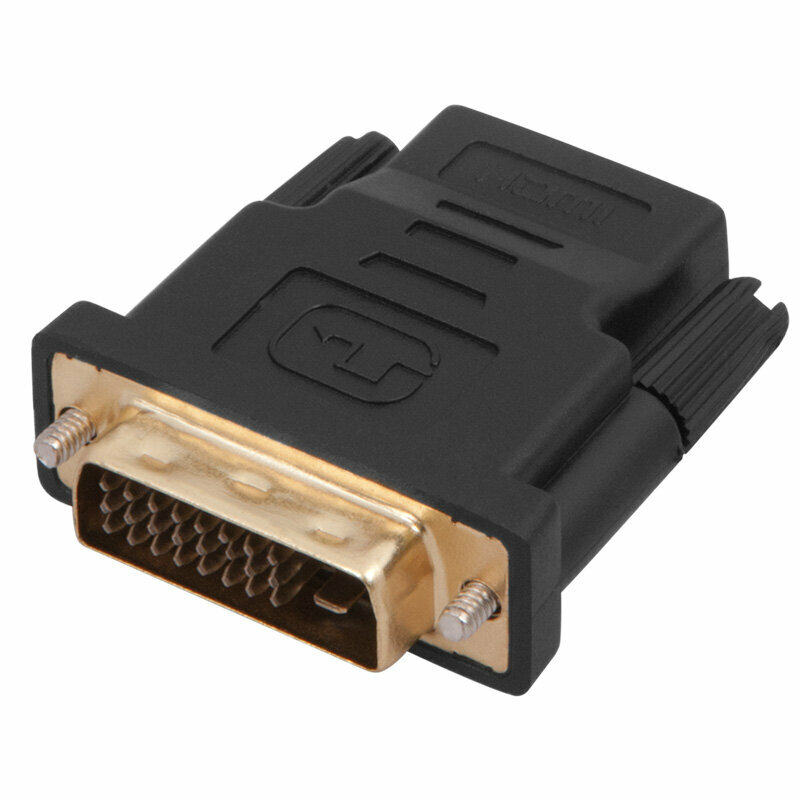 Переходник штекер DVI-I - гнездо HDMI REXANT 10 шт арт. 17-6811